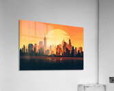 Sunset Landscape 52 Acrylic Print