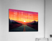 Sunset Landscape 73 Acrylic Print