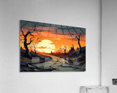 Sunset Landscape 32 Acrylic Print