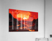 Sunset Landscape 57 Acrylic Print