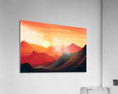 Sunset Landscape 25 Acrylic Print