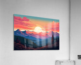Sunset Landscape 12 Acrylic Print