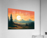 Sunset Landscape 17 Acrylic Print