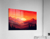 Sunset Landscape 26 Acrylic Print