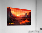 Sunset Landscape 59 Acrylic Print
