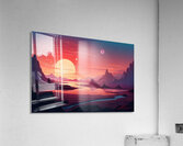 Planetscape 55 Acrylic Print