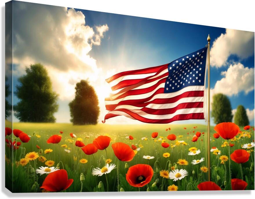 Memorial Day Wallpaper 81 Canvas Print