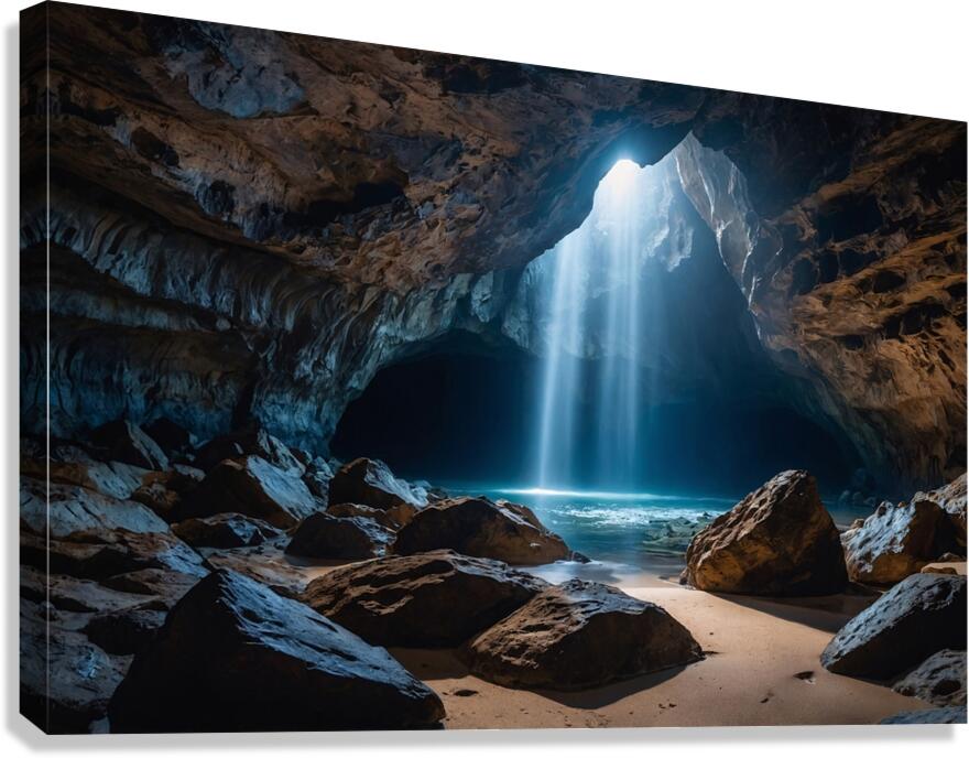 Caves Wallpaper 47 Canvas Print