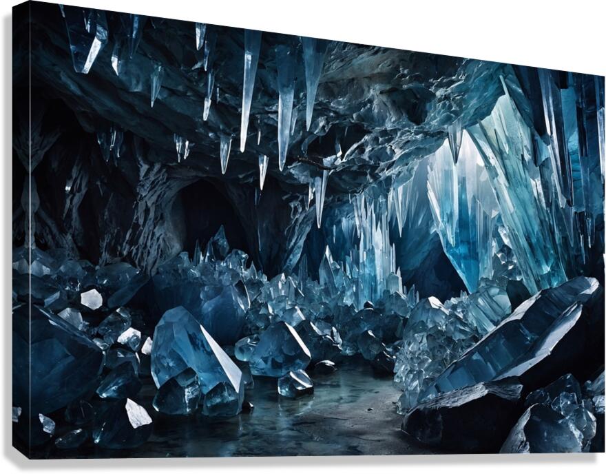 Caves Wallpaper 11 Canvas Print