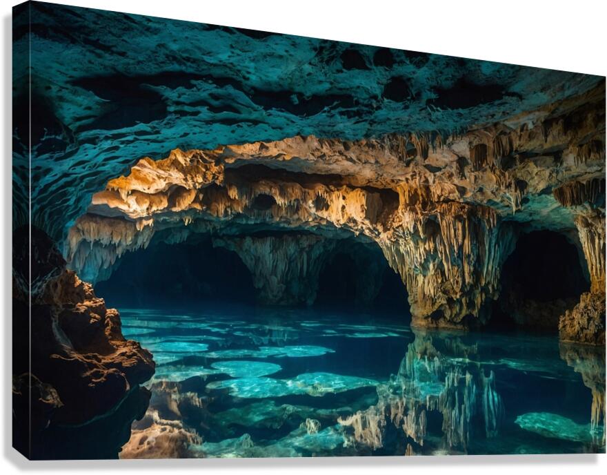 Caves Wallpaper 106 Canvas Print