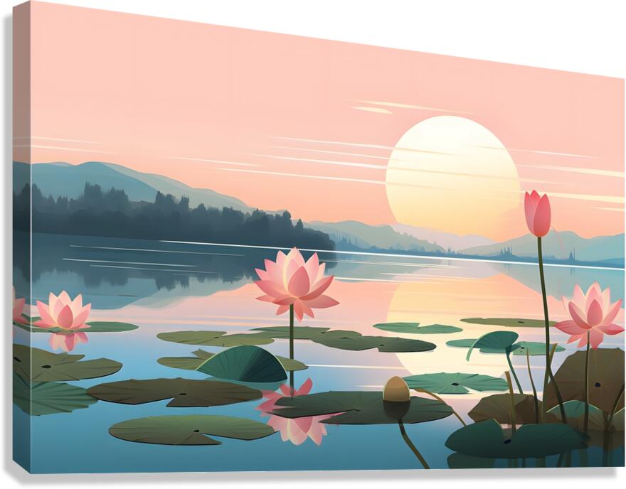 Sunset Landscape 88 Canvas Print