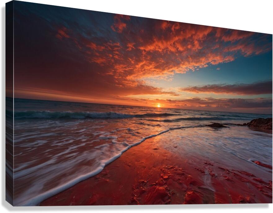 Beach Landscape 41 Canvas Print