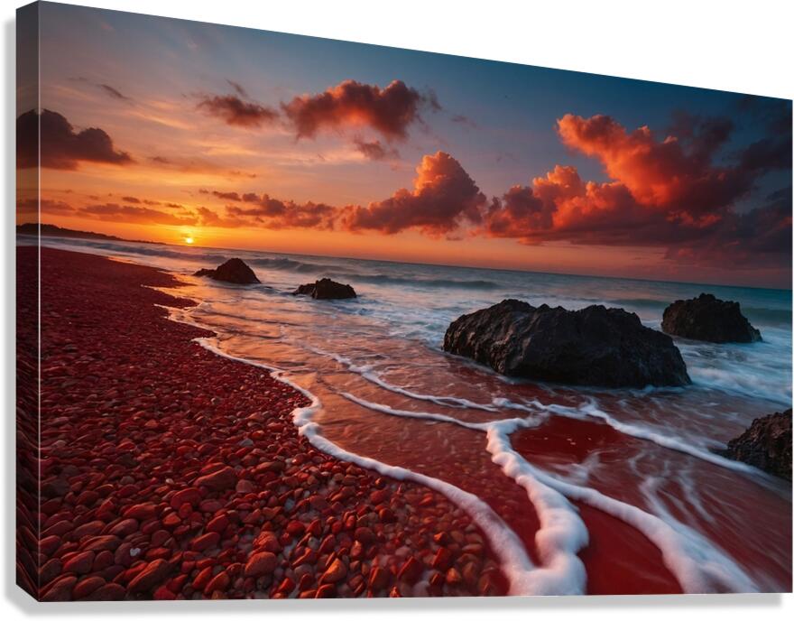 Beach Landscape 30 Canvas Print
