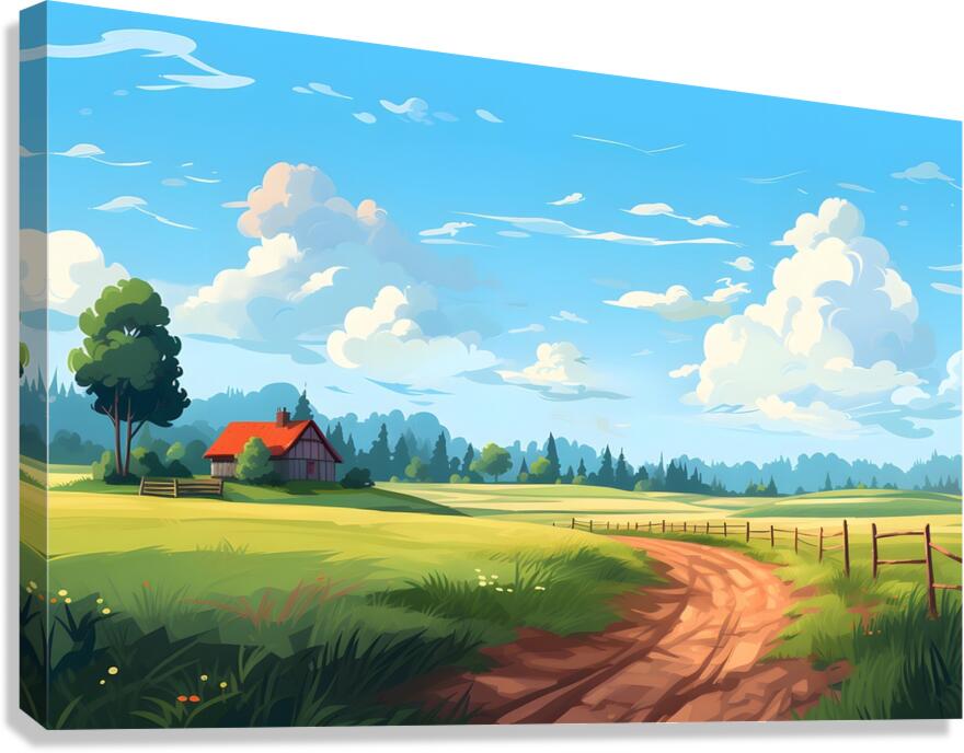 Landscape Scenery 27 Canvas Print