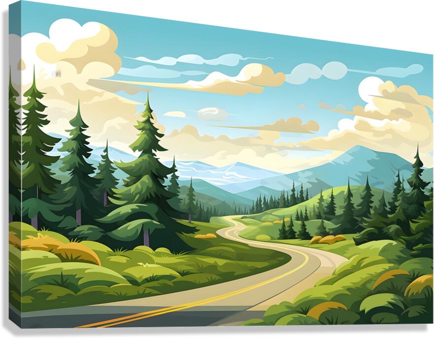 Landscape Scenery 33 Canvas Print