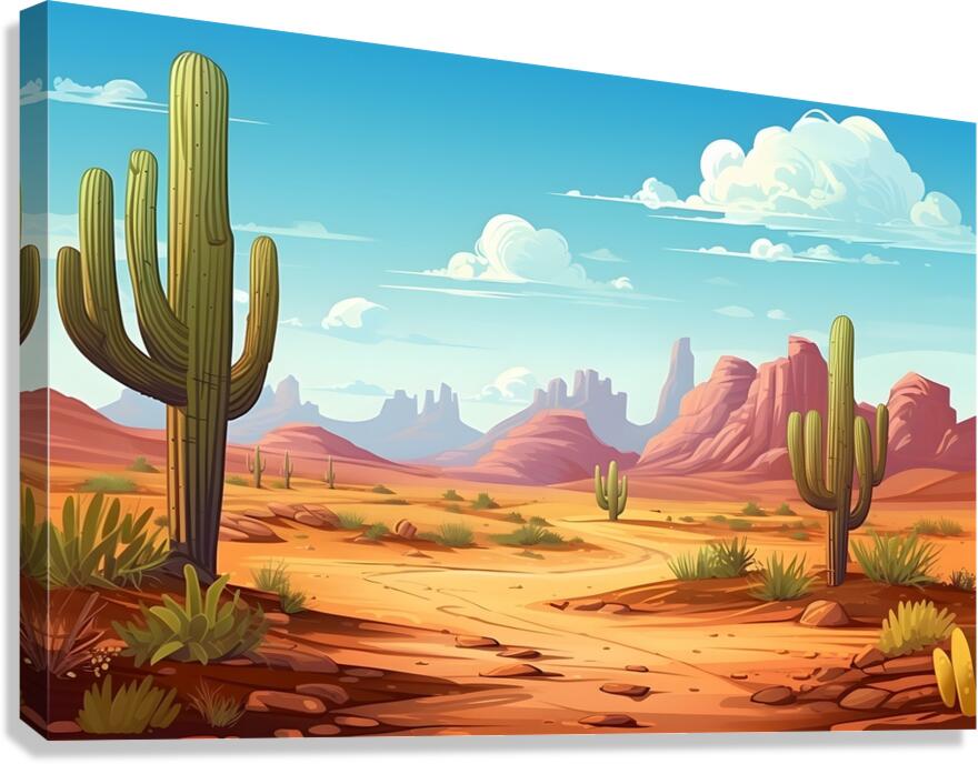 Landscape Scenery 63 Canvas Print