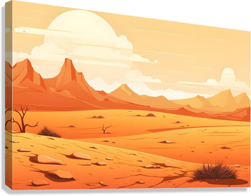 Landscape Scenery 30 Canvas Print