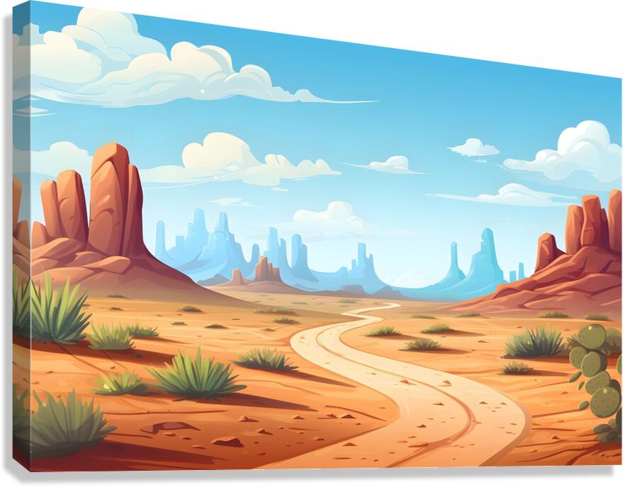 Landscape Scenery 80 Canvas Print