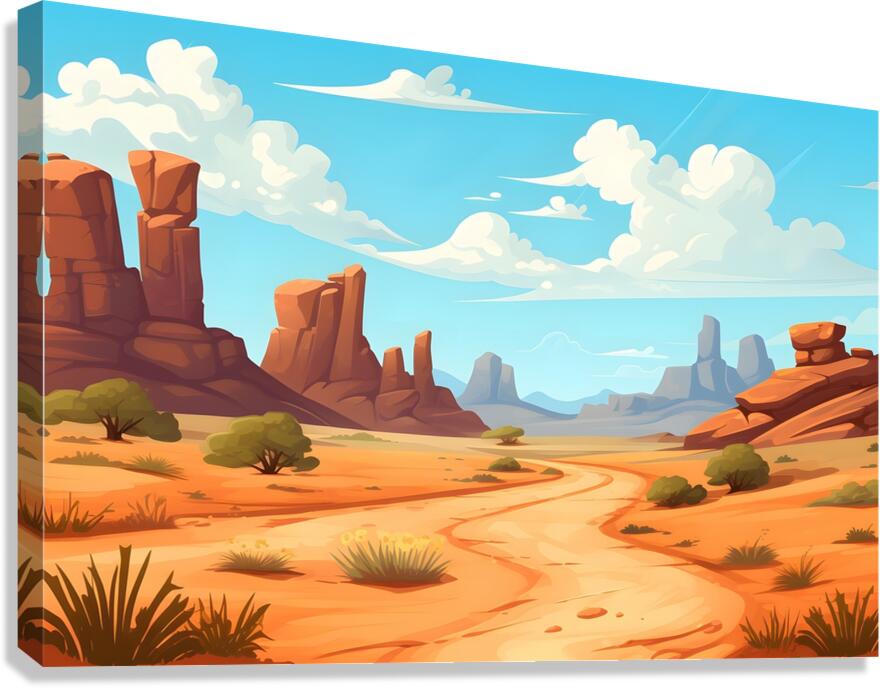 Landscape Scenery 77 Canvas Print