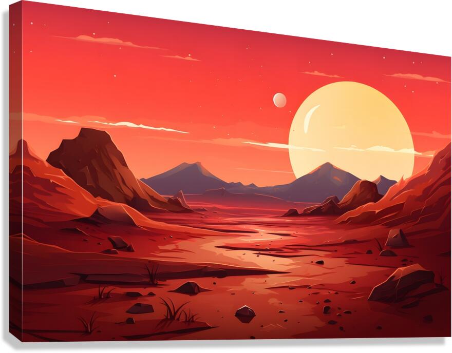 Planetscape 11 Canvas Print