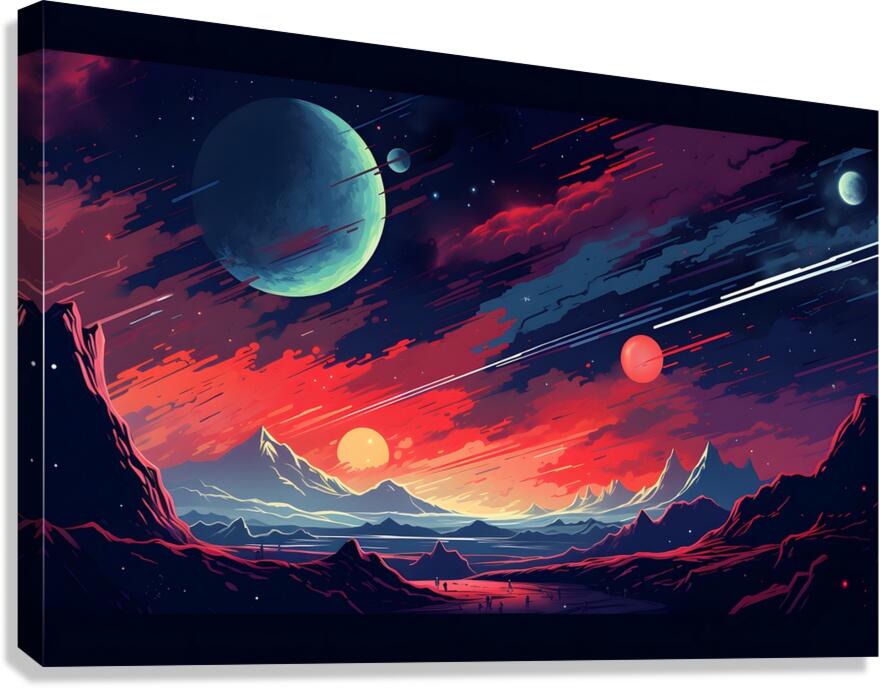 Planetscape 49 Canvas Print