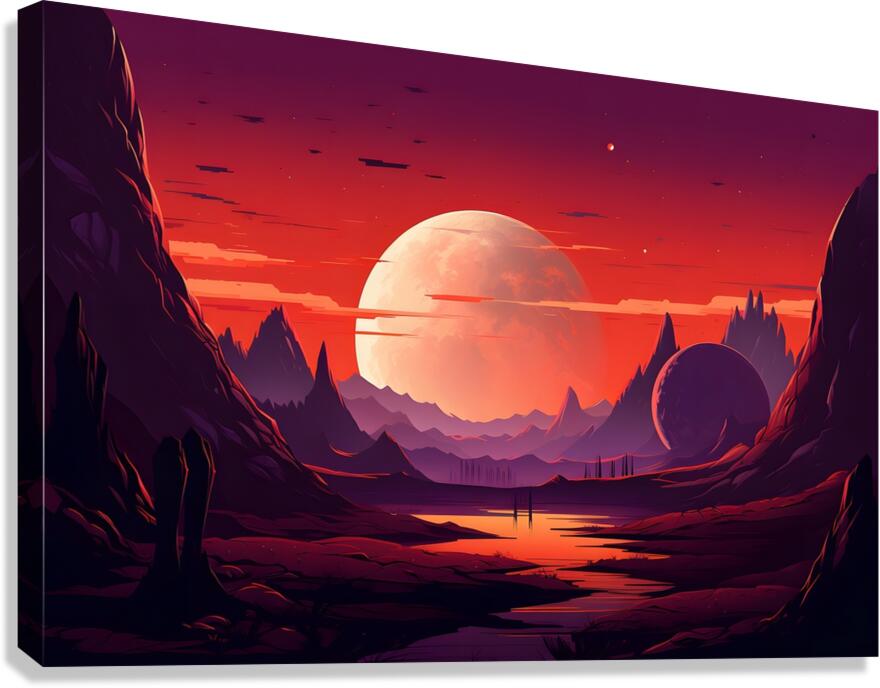 Planetscape 54 Canvas Print