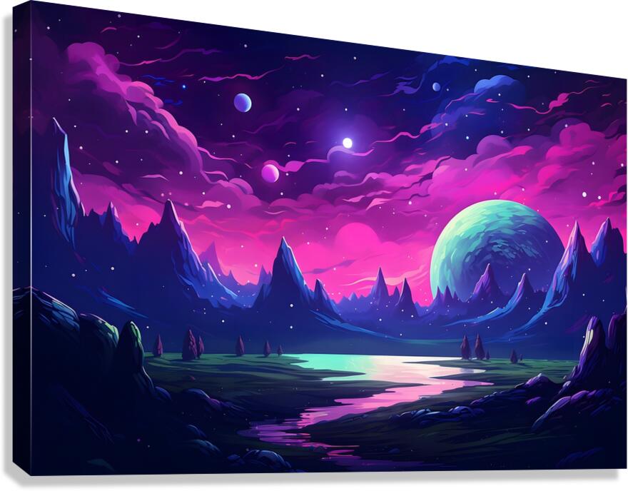 Planetscape 32 Canvas Print