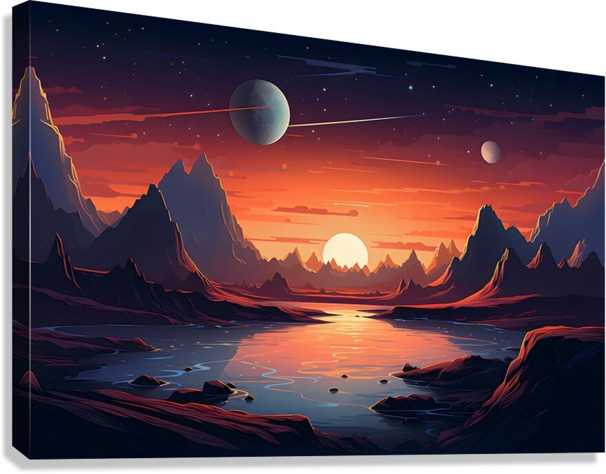 Planetscape 46 Canvas Print