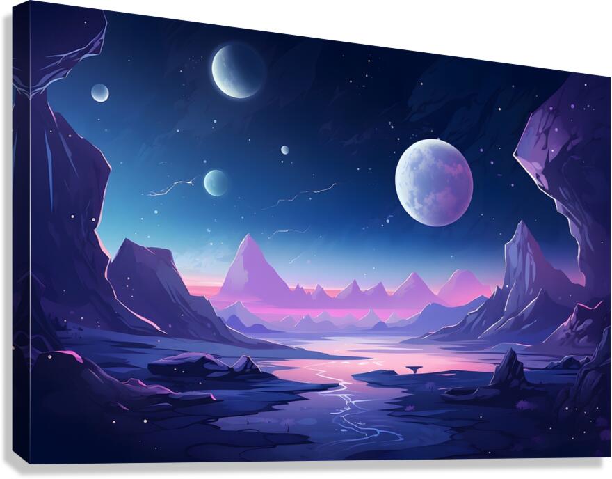 Planetscape 69 Canvas Print