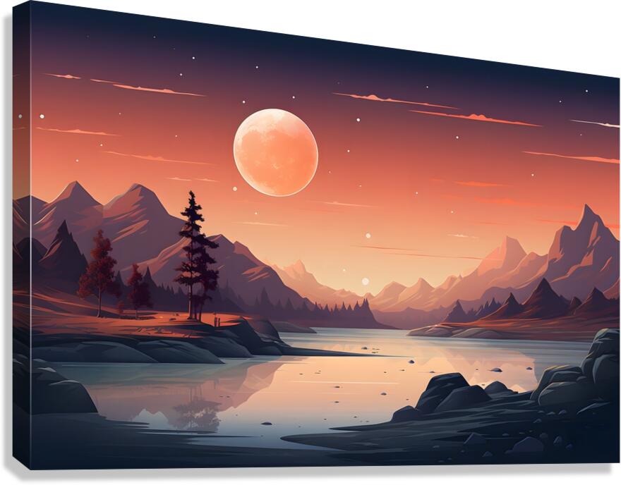 Planetscape 1 Canvas Print