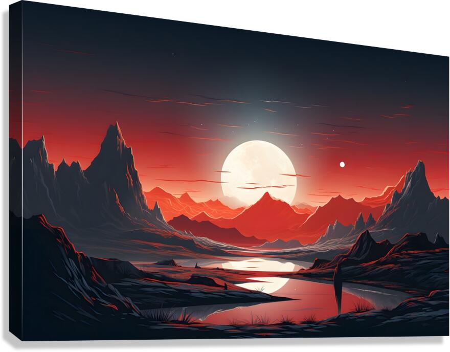 Planetscape 60 Canvas Print