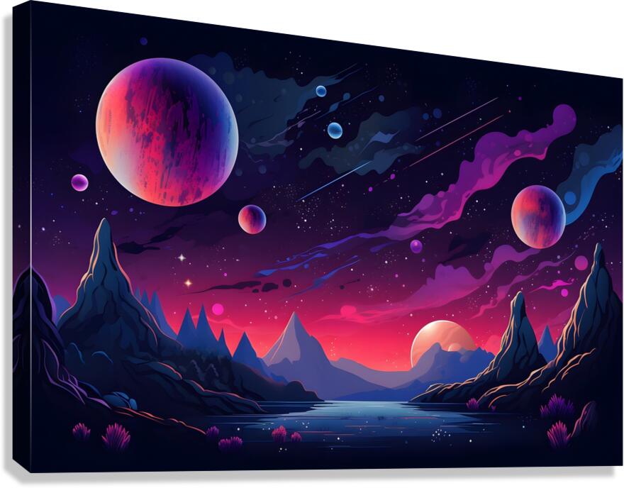 Planetscape 17 Canvas Print