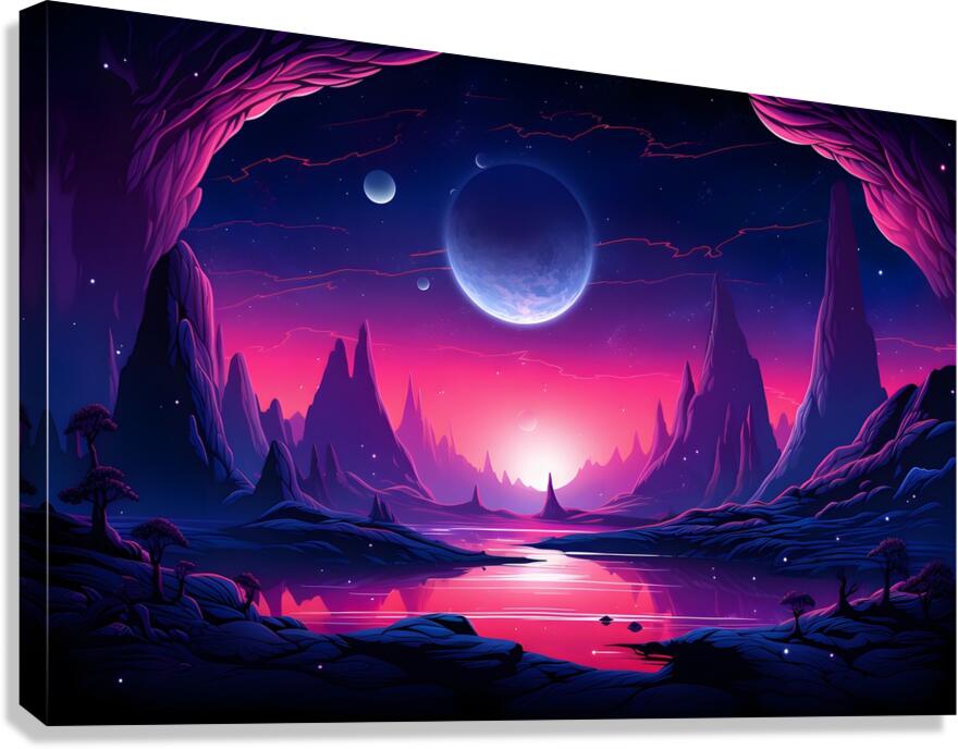 Planetscape 25 Canvas Print