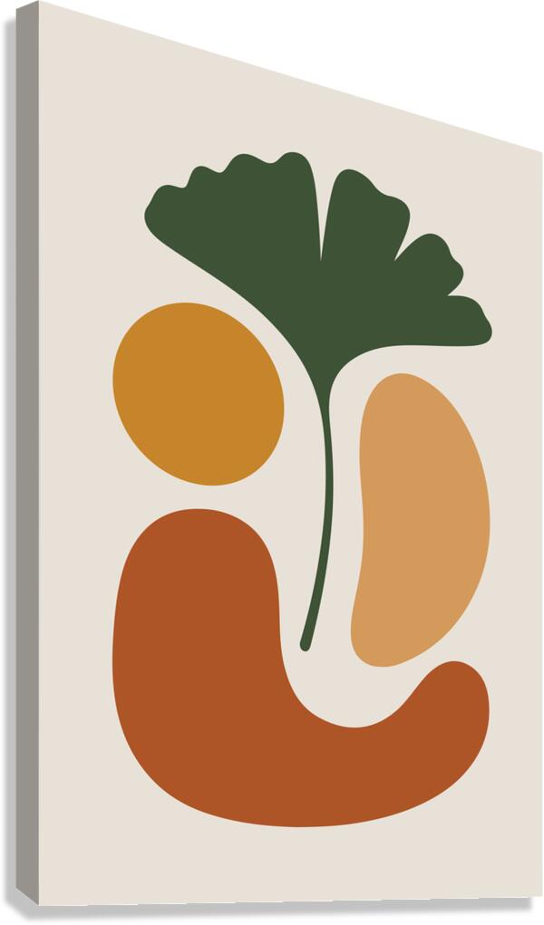 Ginkgo Leaf Poster 1 Canvas Print