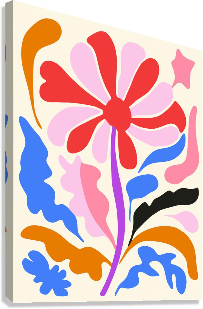 Copie de Flower Print 353 Canvas Print