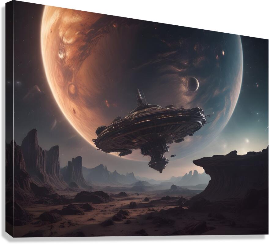 Cosmic Realms 50 Canvas Print