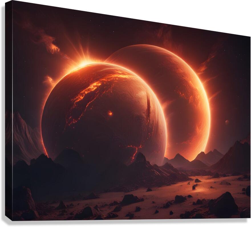 Cosmic Realms 7 Canvas Print