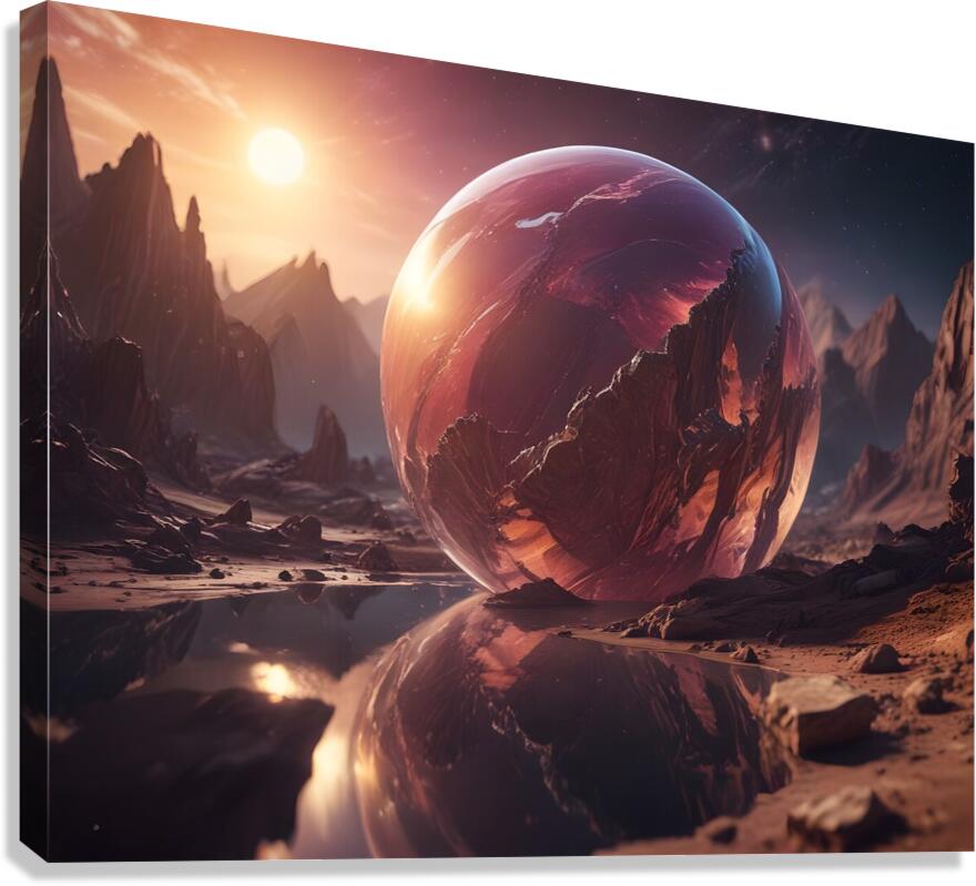 Cosmic Realms 3 Canvas Print