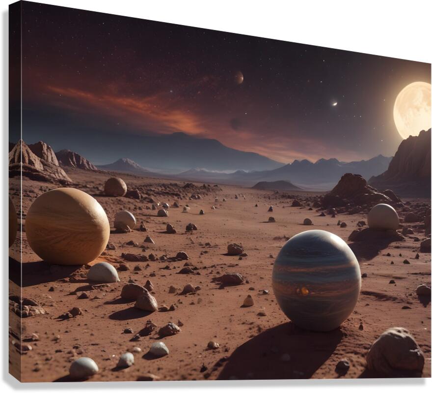 Cosmic Realms 11 Canvas Print