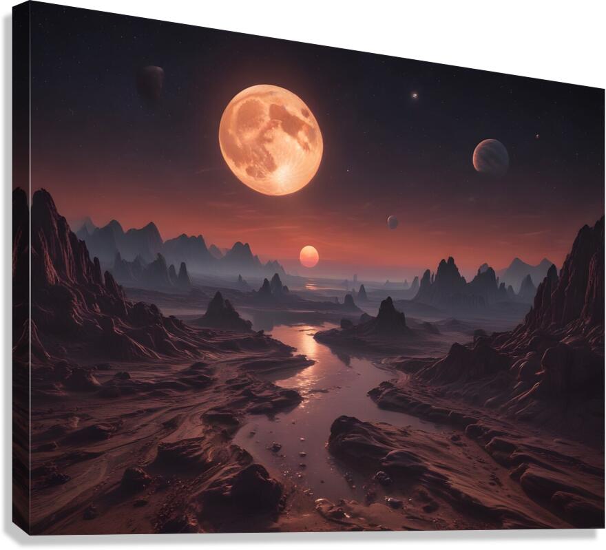 Cosmic Realms 13 Canvas Print