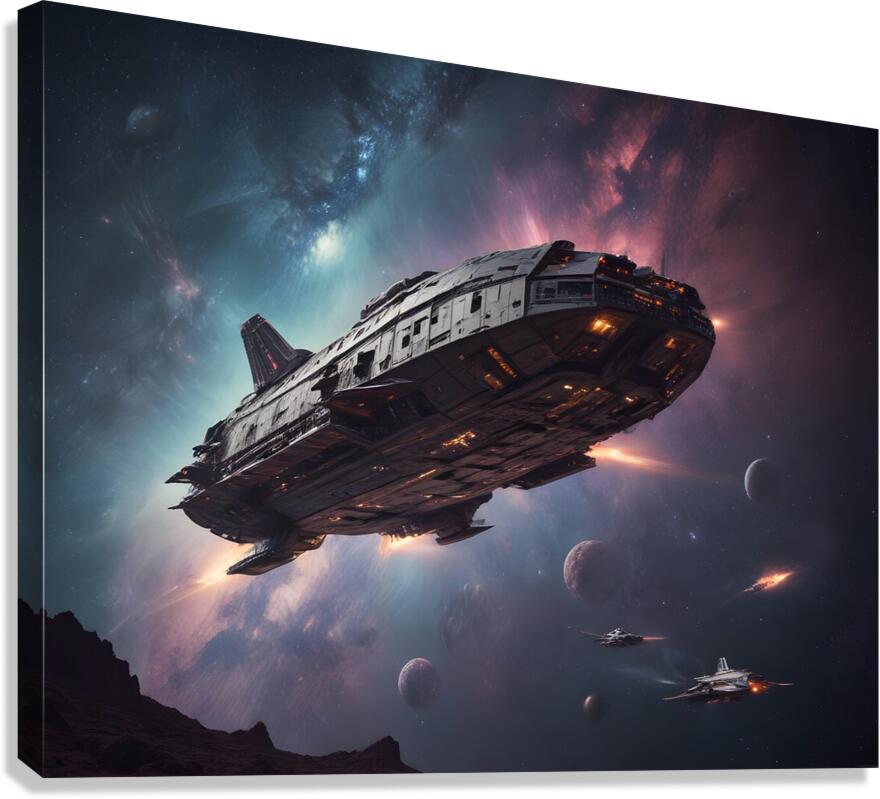 Cosmic Realms 66 Canvas Print