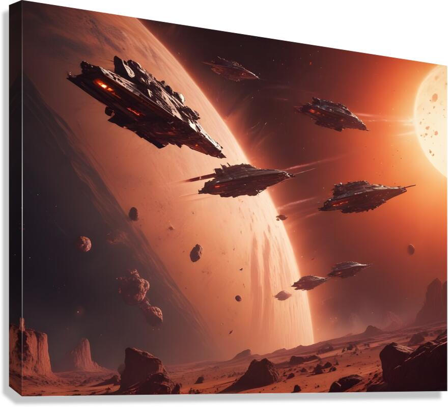 Cosmic Realms 6 Canvas Print