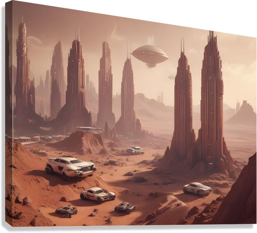 Cosmic Realms 9 Canvas Print