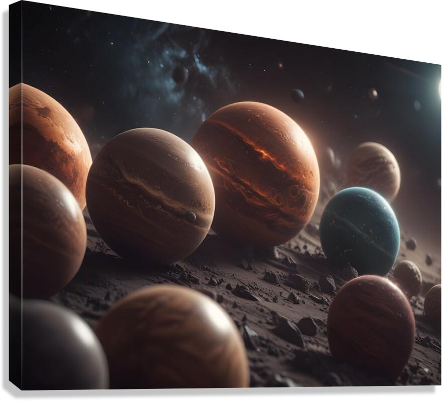 Cosmic Realms 15 Canvas Print