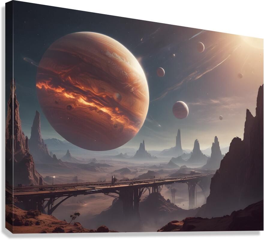 Cosmic Realms 8 Canvas Print