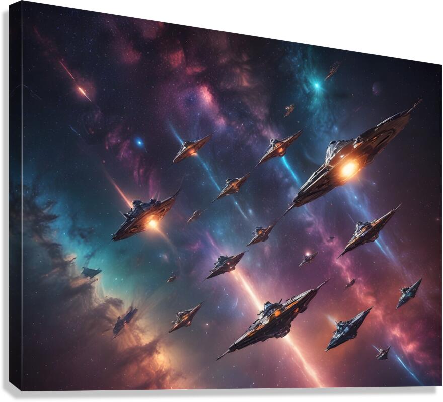 Cosmic Realms 3 Canvas Print