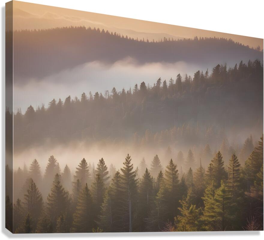 Mountain Landscape Wall Art Print 39 Canvas Print