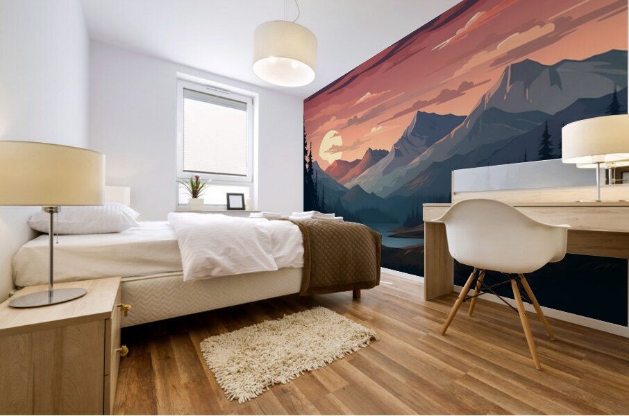 Mountain Landscape 41 Mural print