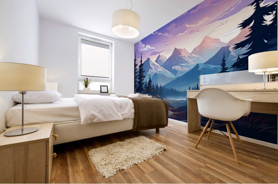 Mountain Landscape 20 Mural print