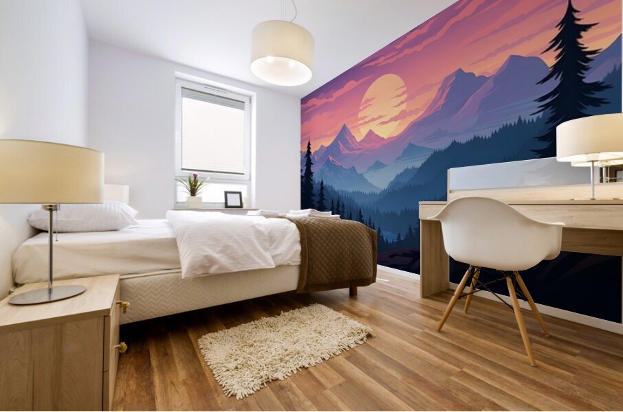 Mountain Landscape 34 Mural print